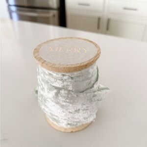 Anthropologie velvet ribbon